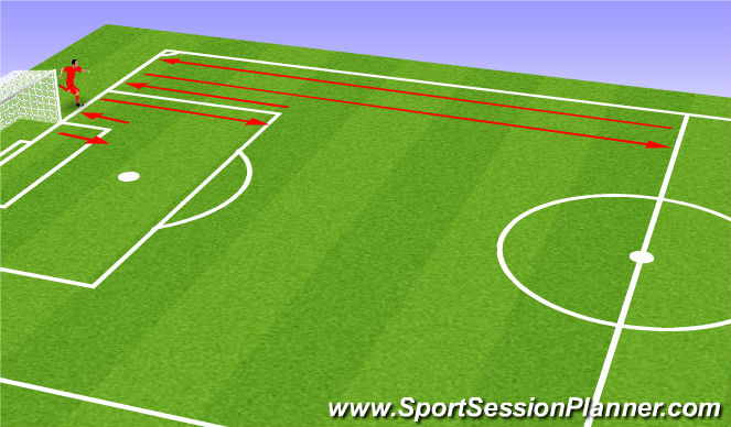 Football/Soccer Session Plan Drill (Colour): 6-18-60