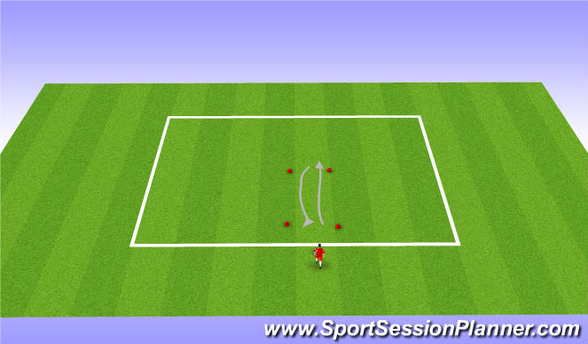 Football/Soccer Session Plan Drill (Colour): Activity 2