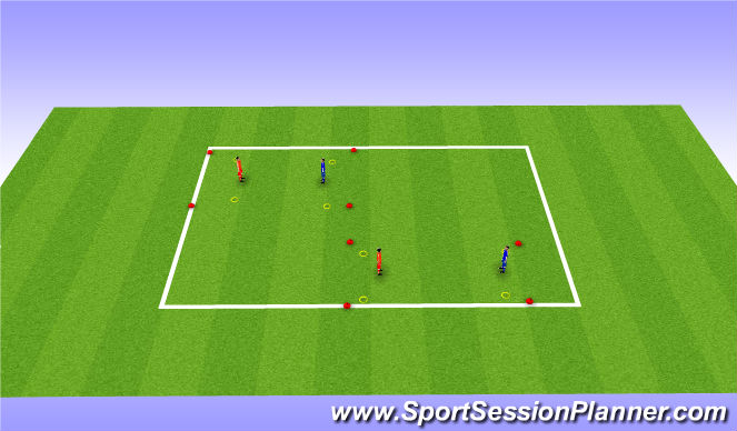 Football/Soccer Session Plan Drill (Colour): Game play