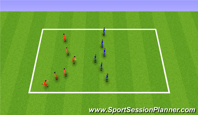 Football/Soccer Session Plan Drill (Colour): Tournament