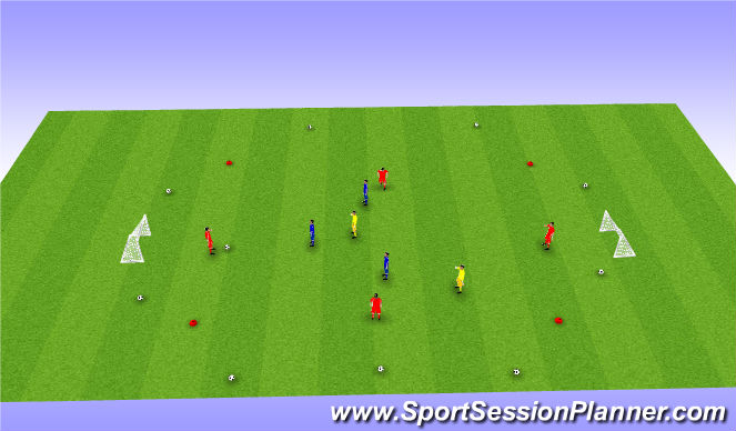 Football/Soccer Session Plan Drill (Colour): Screen 3