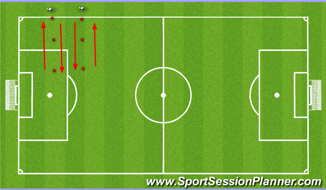 Football/Soccer Session Plan Drill (Colour): Screen 1