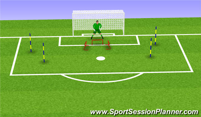 Football/Soccer Session Plan Drill (Colour): Warm Up