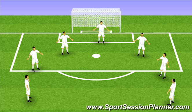 Football/Soccer Session Plan Drill (Colour): Vuelta a la calma