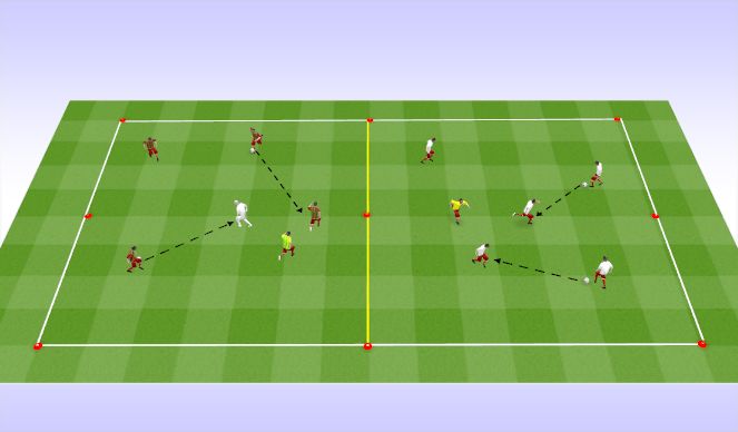 Football/Soccer Session Plan Drill (Colour): SB Skill Training