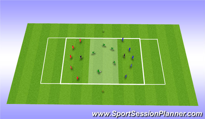 Football/Soccer Session Plan Drill (Colour): Part 2