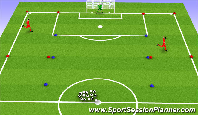 Football/Soccer Session Plan Drill (Colour): game
