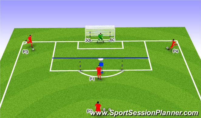 Football/Soccer Session Plan Drill (Colour): Screen 1