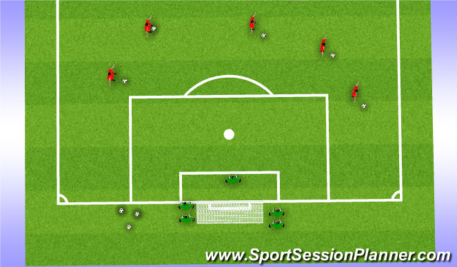Football/Soccer Session Plan Drill (Colour): slide 1