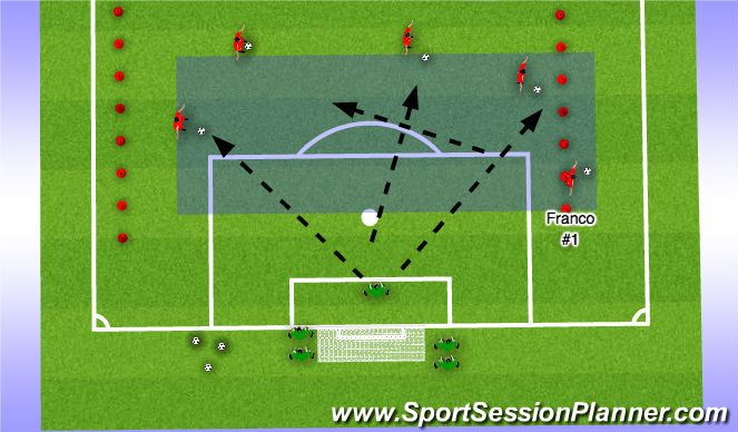 Football/Soccer Session Plan Drill (Colour): Screen 2