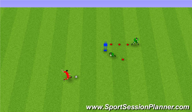 Football/Soccer Session Plan Drill (Colour): Screen 2