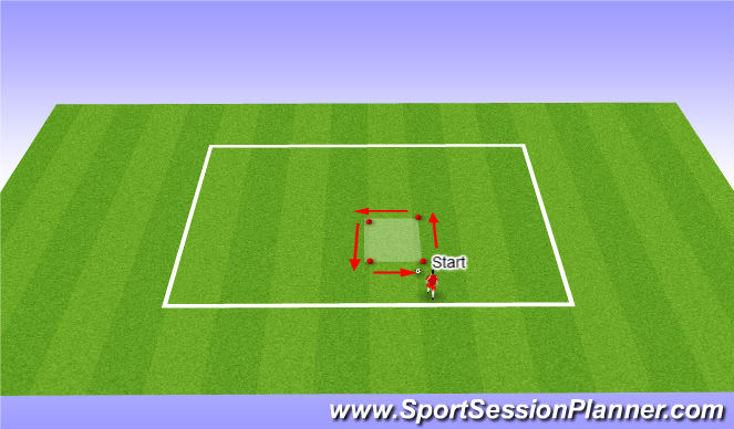Football/Soccer Session Plan Drill (Colour): Activity 3