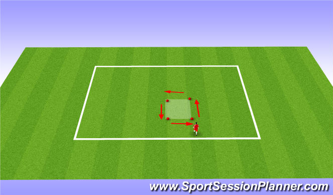 Football/Soccer Session Plan Drill (Colour): Activity 4