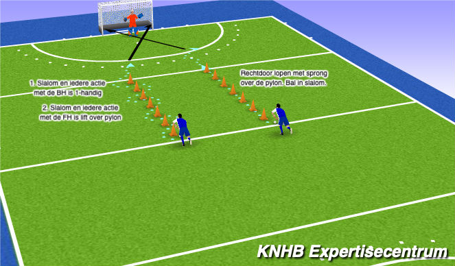 Hockey Session Plan Drill (Colour): Screen 1