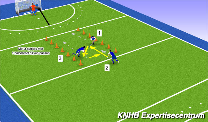 Hockey Session Plan Drill (Colour): Screen 3