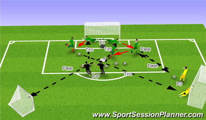 Football/Soccer Session Plan Drill (Colour): Tarea Adquisición
