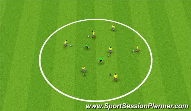 Football/Soccer Session Plan Drill (Colour): Screen 1