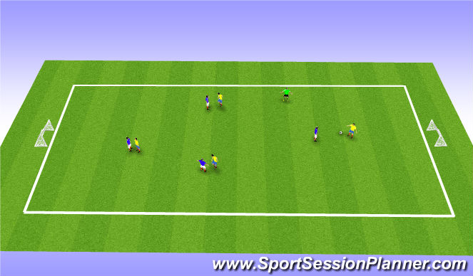 Football/Soccer Session Plan Drill (Colour): Screen 4