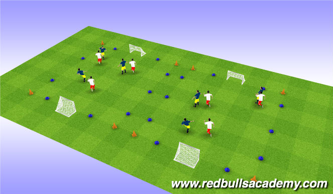 Football/Soccer Session Plan Drill (Colour): Game