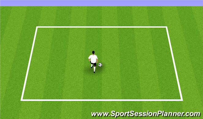 Football/Soccer Session Plan Drill (Colour): Individual Work