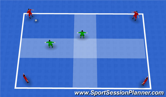 Futsal Session Plan Drill (Colour): Screen 5