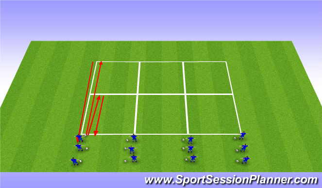 Football/Soccer Session Plan Drill (Colour): Screen 1
