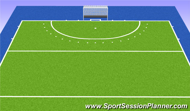 Hockey Session Plan Drill (Colour): Screen 4