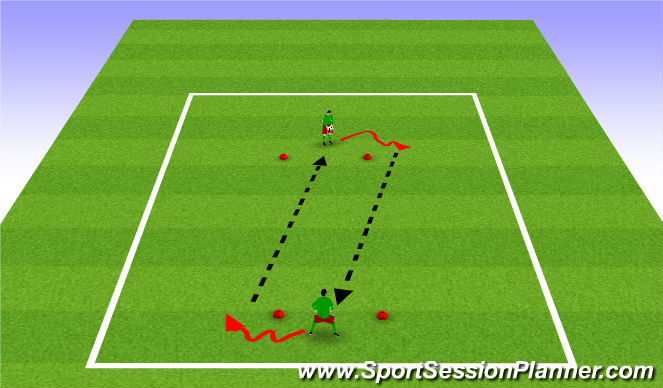 Football/Soccer Session Plan Drill (Colour): Activity #1