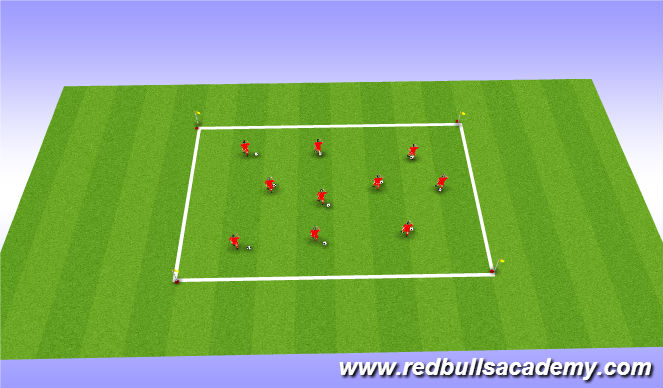 Football/Soccer Session Plan Drill (Colour): Screen 1