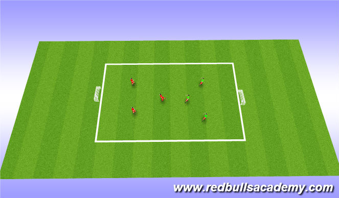 Football/Soccer Session Plan Drill (Colour): Screen 3
