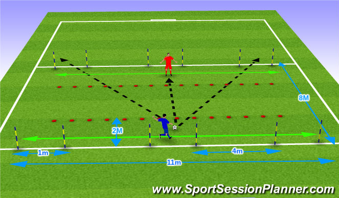 Football/Soccer Session Plan Drill (Colour): Screen 1