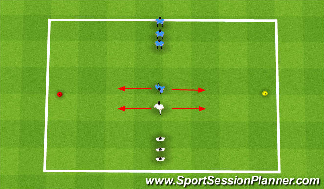 Football/Soccer Session Plan Drill (Colour): Color Races