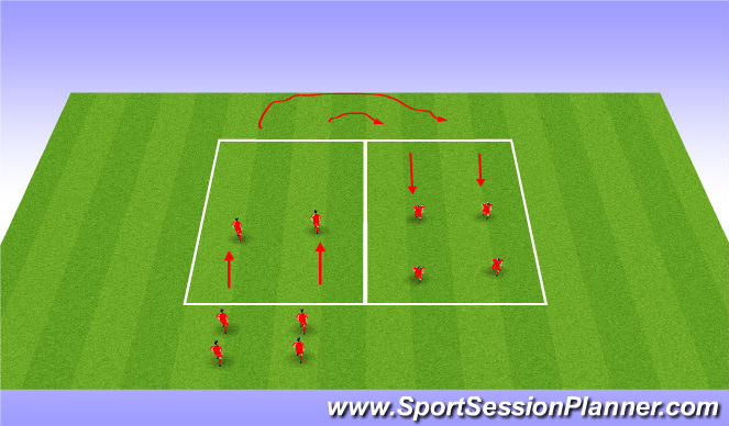 Football/Soccer Session Plan Drill (Colour): Screen 4