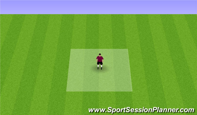 Football/Soccer Session Plan Drill (Colour): Off of the ball