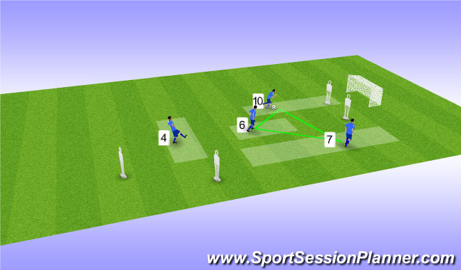 Football/Soccer Session Plan Drill (Colour): FINISH - No Recycle