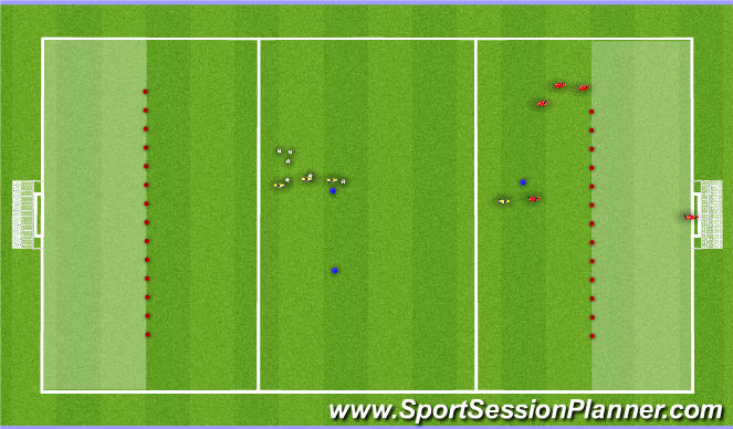 Fútbol Ejercicio del Plan de Sesiones (Color): Skill