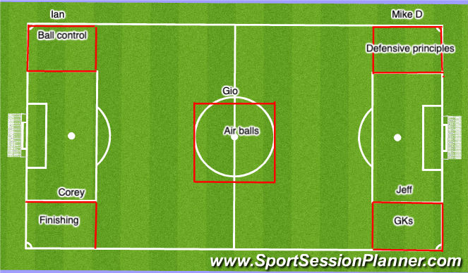 Football/Soccer Session Plan Drill (Colour): Screen 4