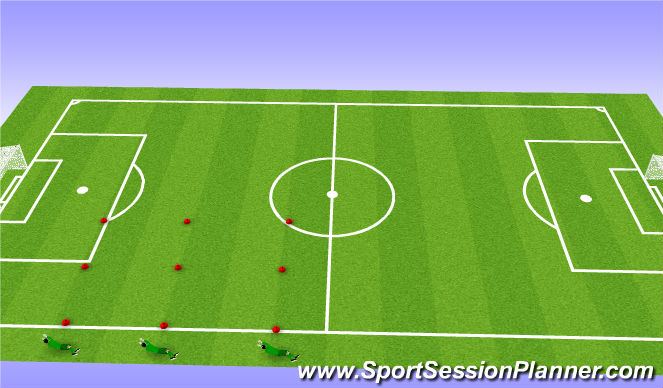 Football/Soccer Session Plan Drill (Colour): Screen 1