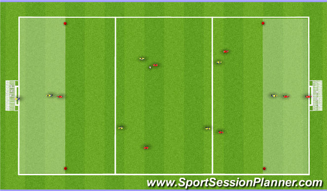 Fútbol Ejercicio del Plan de Sesiones (Color): Animation 3