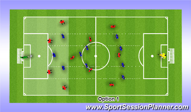 Fútbol Ejercicio del Plan de Sesiones (Color): Animation 1
