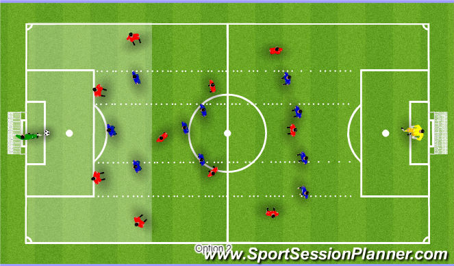 Fútbol Ejercicio del Plan de Sesiones (Color): Animation 2