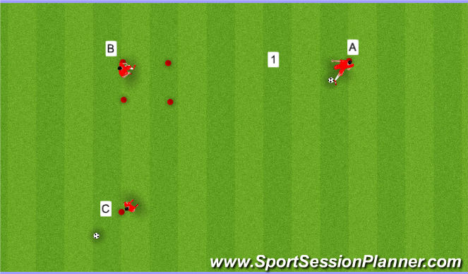 Football/Soccer Session Plan Drill (Colour): Animation 3