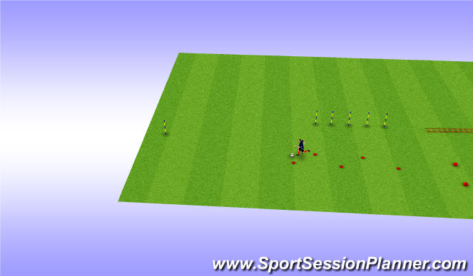 Football/Soccer Session Plan Drill (Colour): Animation 2