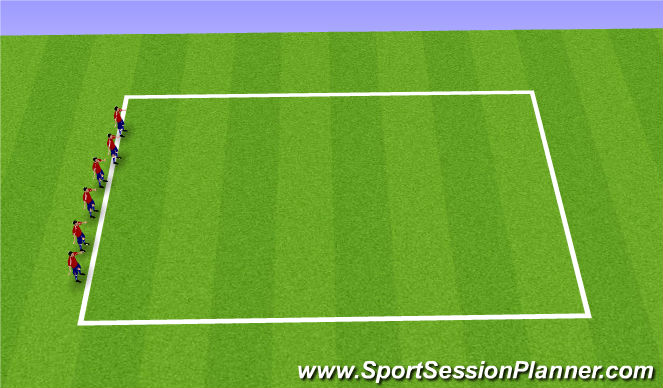 Football/Soccer Session Plan Drill (Colour): Fitness