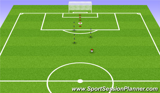 Football/Soccer Session Plan Drill (Colour): Sc