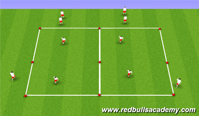 Football/Soccer Session Plan Drill (Colour): SAQ