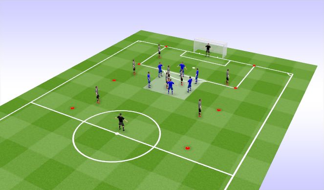 Football/Soccer Session Plan Drill (Colour): Passing Practice