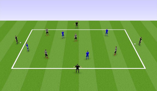 Football/Soccer Session Plan Drill (Colour): Skill