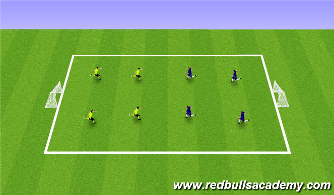 Football/Soccer Session Plan Drill (Colour): Free Play