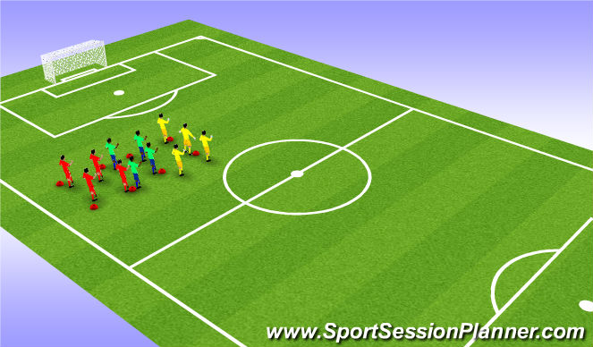 Football/Soccer Session Plan Drill (Colour): TRANSITION